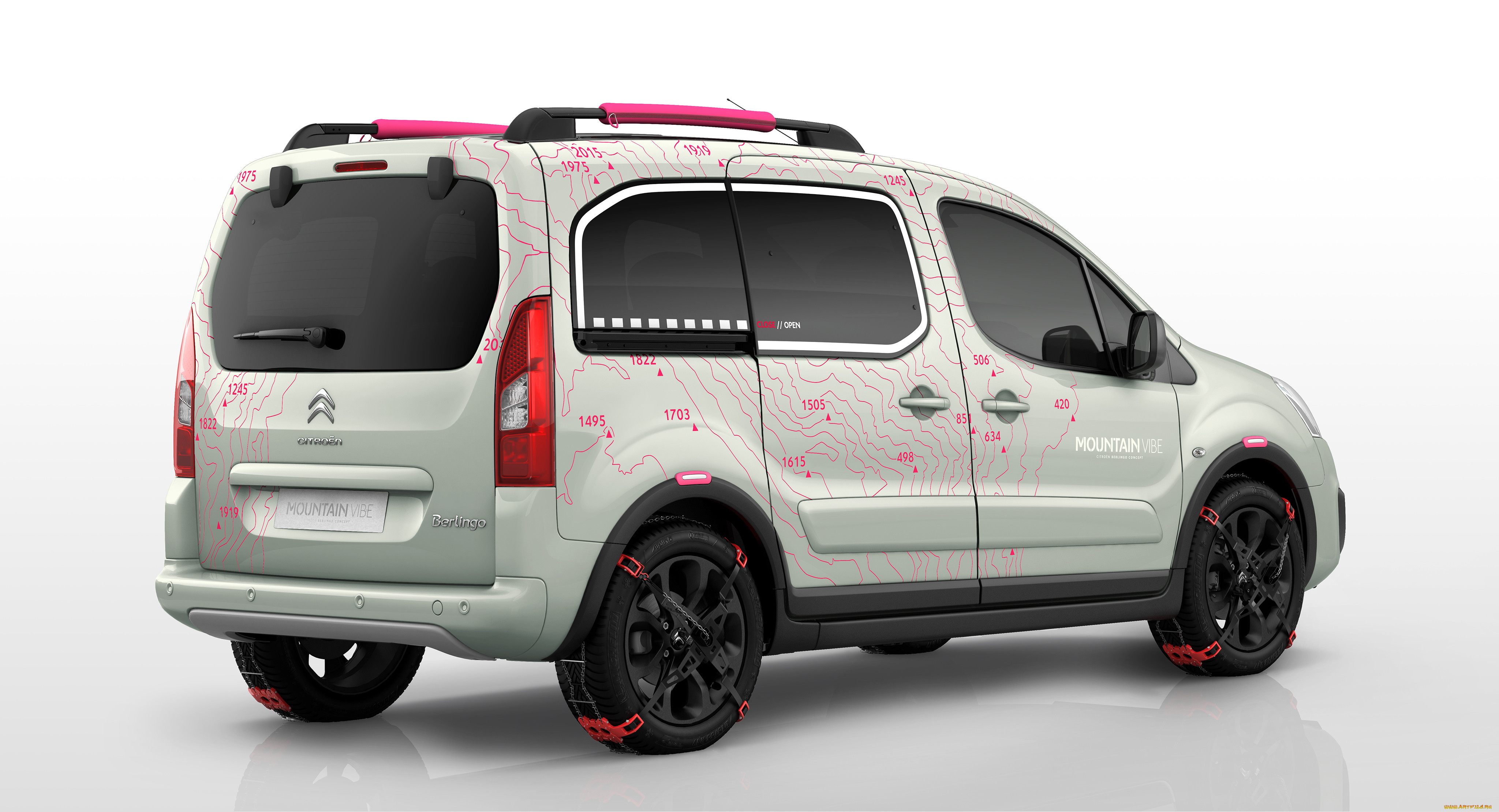 , citroen, berlingo, 2015, concept, citron, vibe, mountain, 